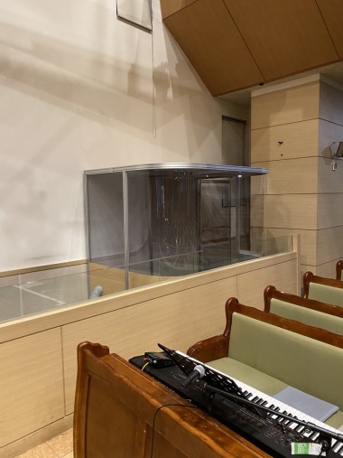 한성교회 드럼부스 타입D라이트 커스텀 제작