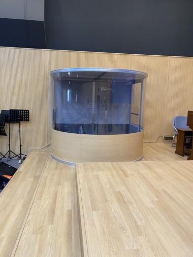 부산 평광교회 드럼부스 설치