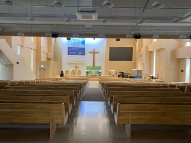 수색감리교회 드럼부스 타입D라이트 설치