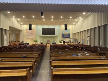 목포창조교회 드럼부스 타입D 설치