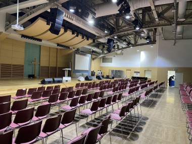 선한목자교회 드럼부스 타입D 라이트 설치