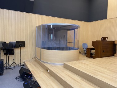 부산 평광교회 드럼부스 설치