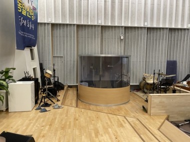 목포창조교회 드럼부스 타입D 설치