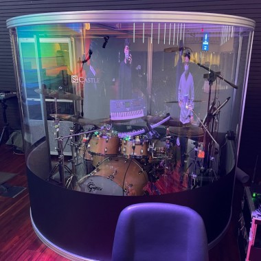 지구촌교회 분당성전 드럼부스 설치