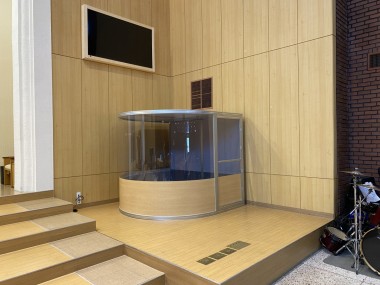 마포 하늘가족교회 드럼부스 타입D라이트 설치