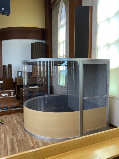 울산광명교회 드럼부스 타입D 설치