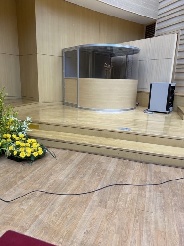 대림감리교회 드럼부스 설치