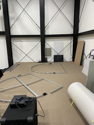 일산 아름다운우리교회 드럼부스 타입D 라이트 설치