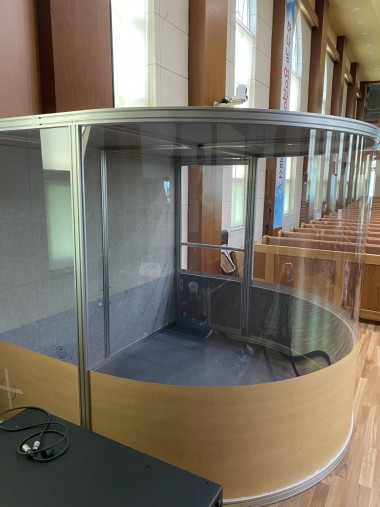 울산광명교회 드럼부스 타입D 설치